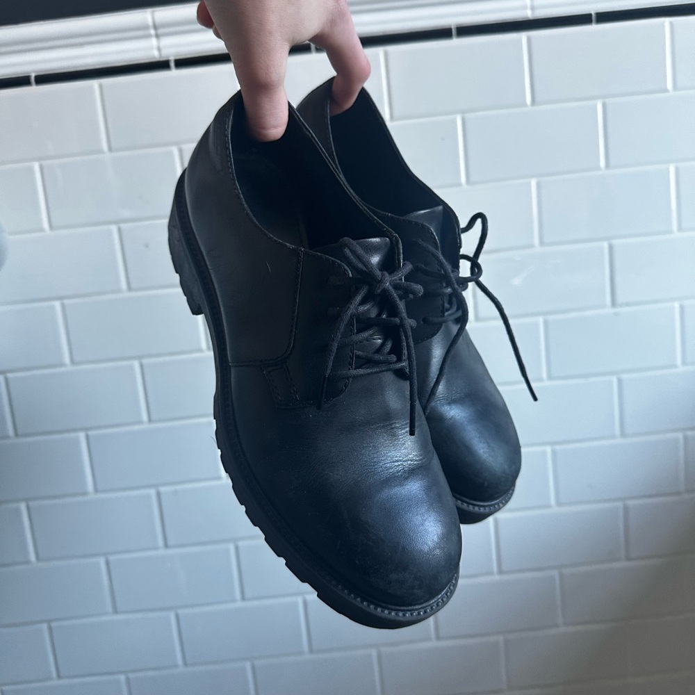 Men's Black Leather Shoes